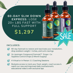 60-Day Slim Down Express: Lose 20–40 Lbs Fast with 1:1 Coaching