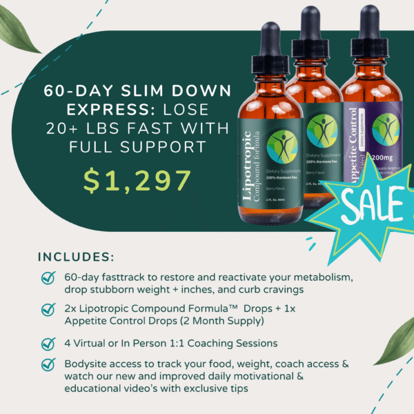 60-Day Slim Down Express: Lose 20–40 Lbs Fast with 1:1 Coaching