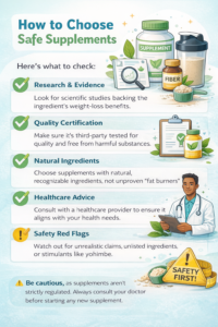 Checklist for choosing safer supplements for clients in Greenville, NC, weight loss supplements