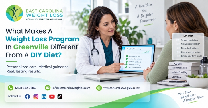 What Makes A Weight Loss Program In Greenville Different From A DIY Diet?